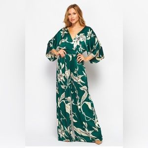 69. Bianka Green Maxi Jumpsuit